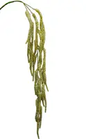 Artificial Amaranthus Spray<br>White/Green
