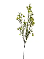 Artificial Wax Flower<br>White