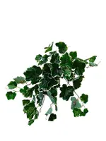 Artificial Geranium Bush<br>Green/Cream