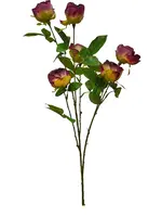 Artificial Rose Spray<br>Plum Artificial Rose Spray<br>Plum