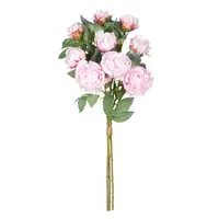 Artificial Peony Bunch<br>Pink