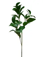 Artificial Lush Leaf Spray<br>Green