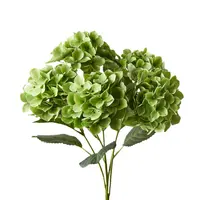 Artificial Hydrangea Bush<br>Green