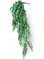 Artificial Sword Fern Hanging<br>Green