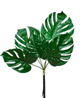 Artificial Monstera Leaf Bundle<br>Green