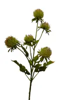 Artificial Thistle Spray<br>Green