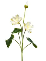 Artificial Lotus Flowering<br>White