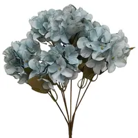 Artificial Mini Hydrangea Bush<br>Blue