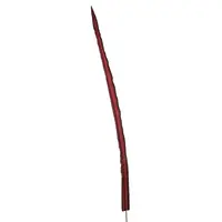 Artificial Flax Leaf<br>Burgundy/Green