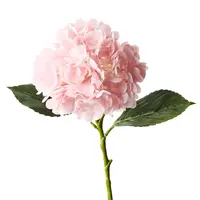 Artificial Hydrangea Stem<br>Light Pink