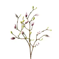 Artificial Magnolia Bud Spray<br>Pink