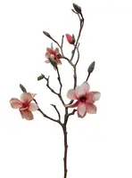 Artificial Magnolia & Buds<br>Pink Artificial Magnolia & Buds<br>Pink