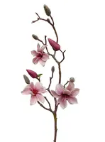 Artificial Magnolia & Buds<br>Purple Artificial Magnolia & Buds<br>Purple