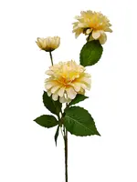 Artificial Dahlia Spray<br>Cream