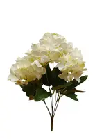 Artificial Mini Hydrangea Bush<br>Cream