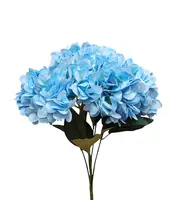 Artificial Hydrangea Bundle (5)<br>Blue