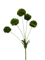 Artificial Pom Pom Spray<br>Green