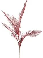 Artificial Fern Spray<br>Burgundy