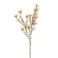 Artificial Wax Flower<br>Yellow
