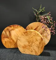 Bud Vase-Oak<br>Round Set x3