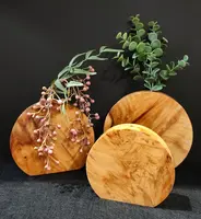 2. Bud Vase-Oak<br>Round Set x3 thumbnail