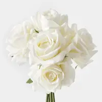 Artificial Kaisa Rose Bouquet<br>White