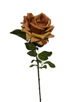 Artificial Rose Stem<br>Light Brown