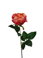 Artificial David Austin Rose<br>Coral