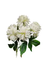 Artificial Dahlia Bundle (7)<br>White