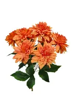 Artificial Dahlia Bundle (7)<br>Orange