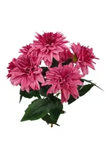 Artificial Dahlia Bundle (7)<br>Hot Pink