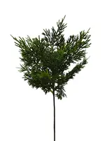 Artificial Cedar Bush Stem<br>Dark Green