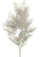 Artificial Cedar Bush Spray<br>White