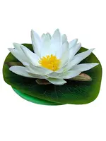 Artificial Floating Lotus Flower<br>Cream 23cm
