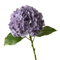 Artificial Hydrangea Stem<br>Lavender Artificial Hydrangea Stem<br>Lavender