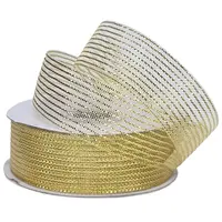 Fine Mesh Metallic Thread<br> Gold 25mm Fine Mesh Metallic Thread<br> Gold 25mm