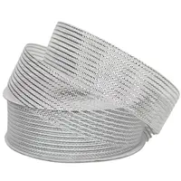 Fine Mesh Metallic Thread<br> Silver 25mm Fine Mesh Metallic Thread<br> Silver 25mm