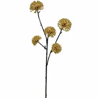 Artificial Allium Spray<br>Metallic Gold 57cm Artificial Allium Spray<br>Metallic Gold 57cm