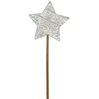 Wooden Star Pick<br>Silver