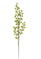 Artificial Berry Spray<br>Metallic Green
