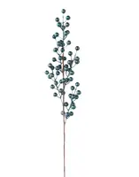 Artificial Berry Spray<br>Metallic Blue