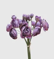 Artificial Ranunculus Bundle<br>Lavender Artificial Ranunculus Bundle<br>Lavender
