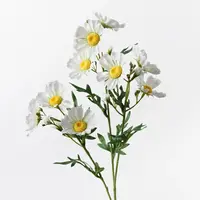 Artificial Crown Daisy Spray<br>White