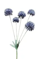 Artificial Pom Pom Spray<br>Purple