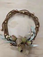 DIY Artificial Wreath<br>Mini Gumnut Wreath DIY Artificial Wreath<br>Mini Gumnut Wreath