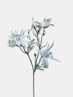 Artificial Flannel Flower Pick<br>Cream Green Artificial Flannel Flower Pick<br>Cream Green