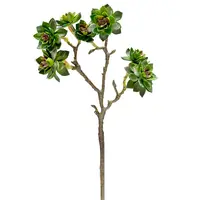 Artificial Succulent Spray<br>Green