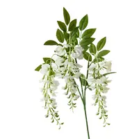 Artificial Wisteria Spray<br>White