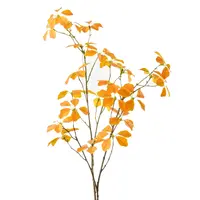 Artificial Enkianthus Leaf Spray<br>Yellow