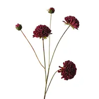 Artificial Dahlia Spray<br>Black/Plum Artificial Dahlia Spray<br>Black/Plum